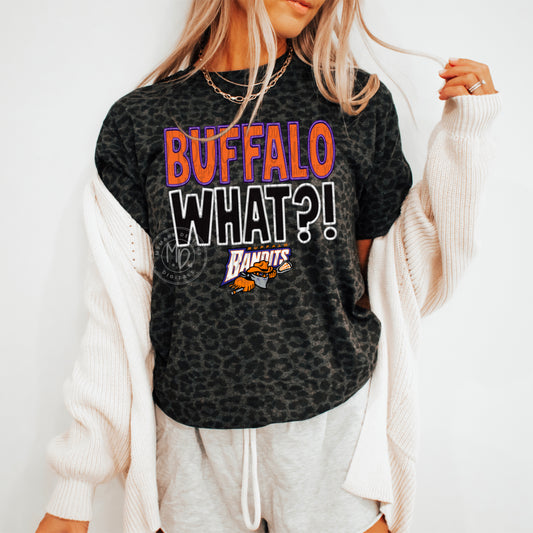 Buffalo WHAT?! : Faux Embroidery : PNG