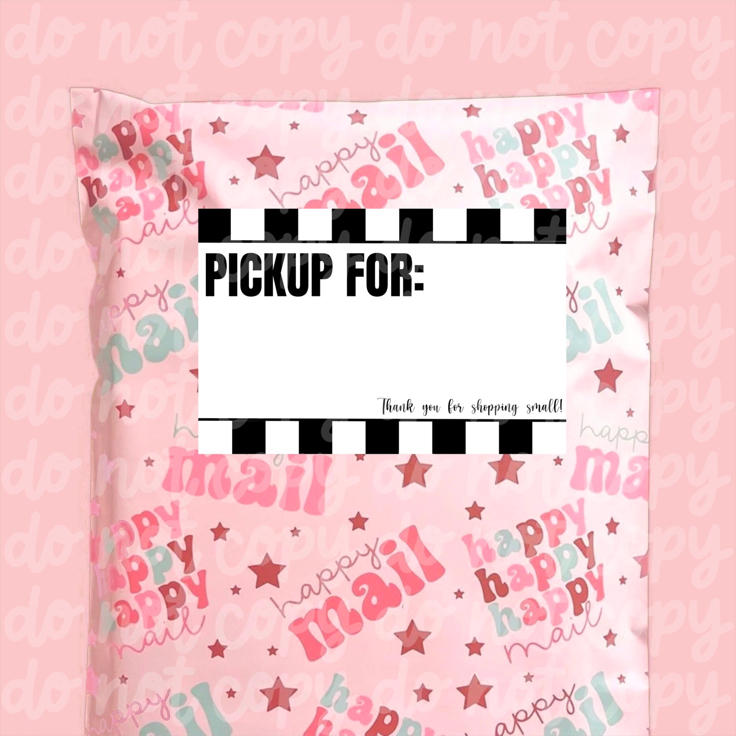 Pickup Checker Print : Thermal Label Design: 4x6 : PNG