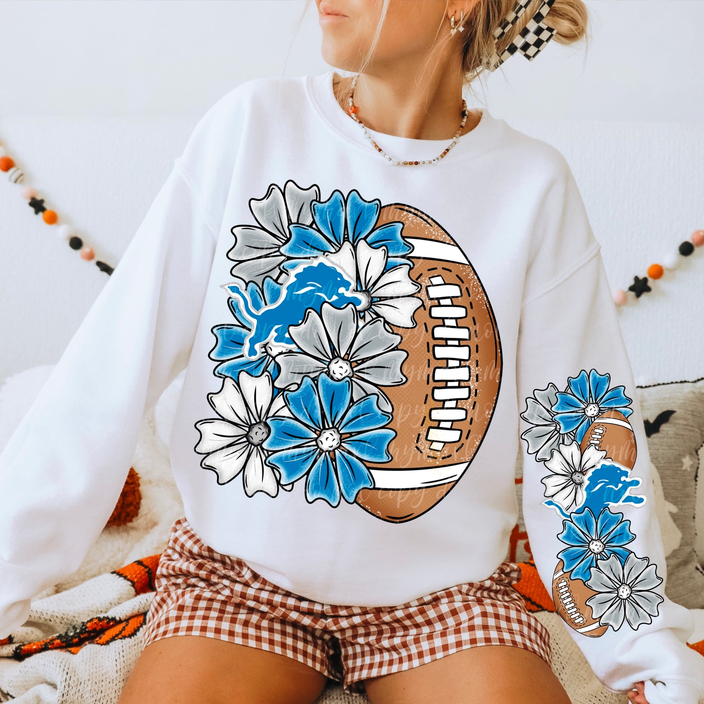 Glitter Half Floral Football Sleeve Combo | Aug / Sept 2025