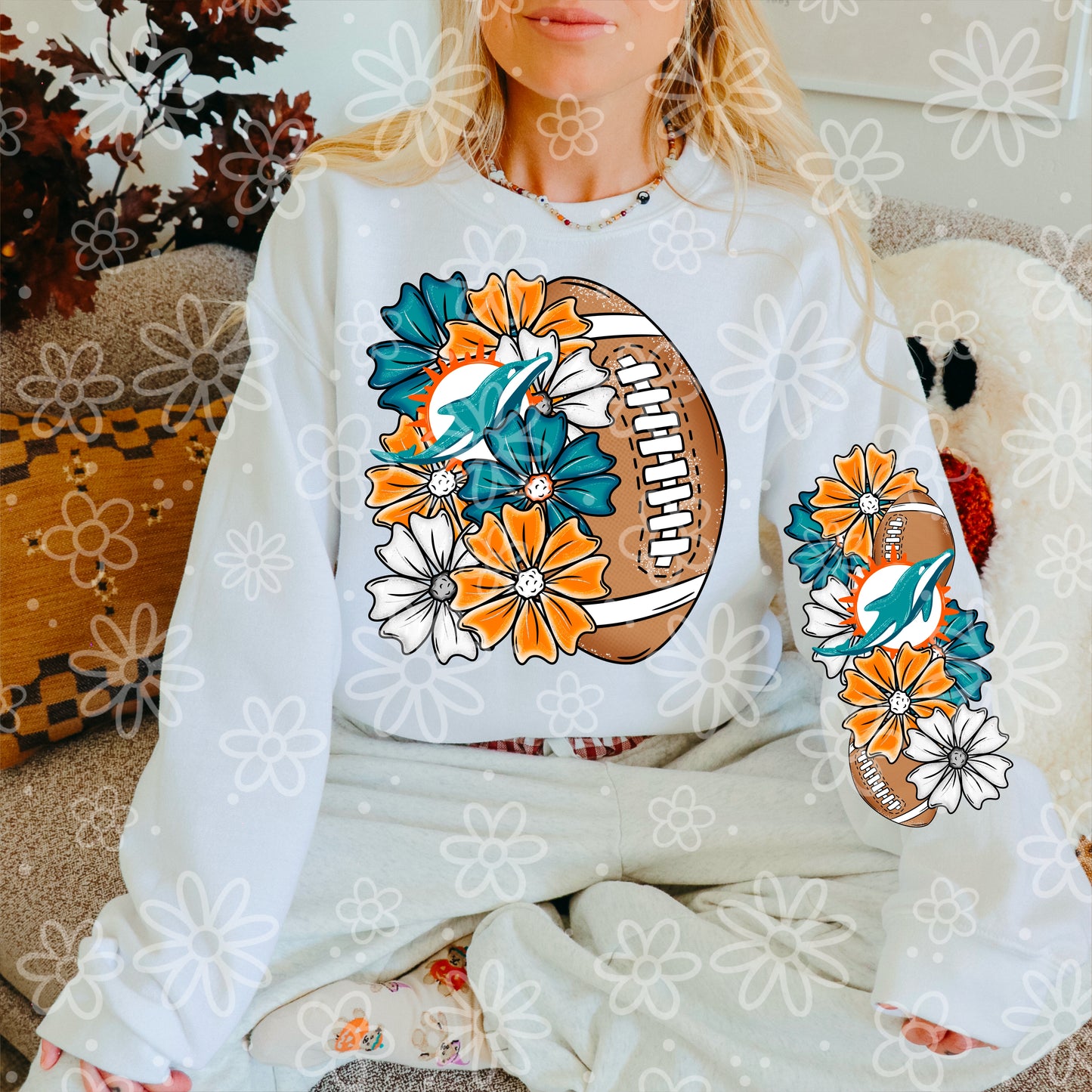 Glitter Half Floral Football Sleeve Combo | Aug / Sept 2025