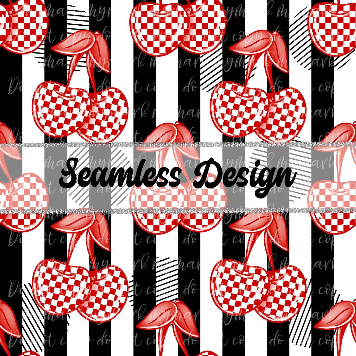 Checker Cherry Seamless | March 2025
