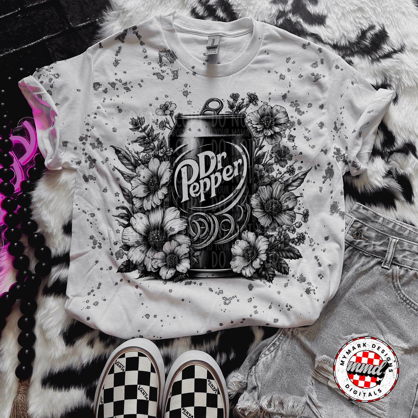 Pepper Can Floral : PNG