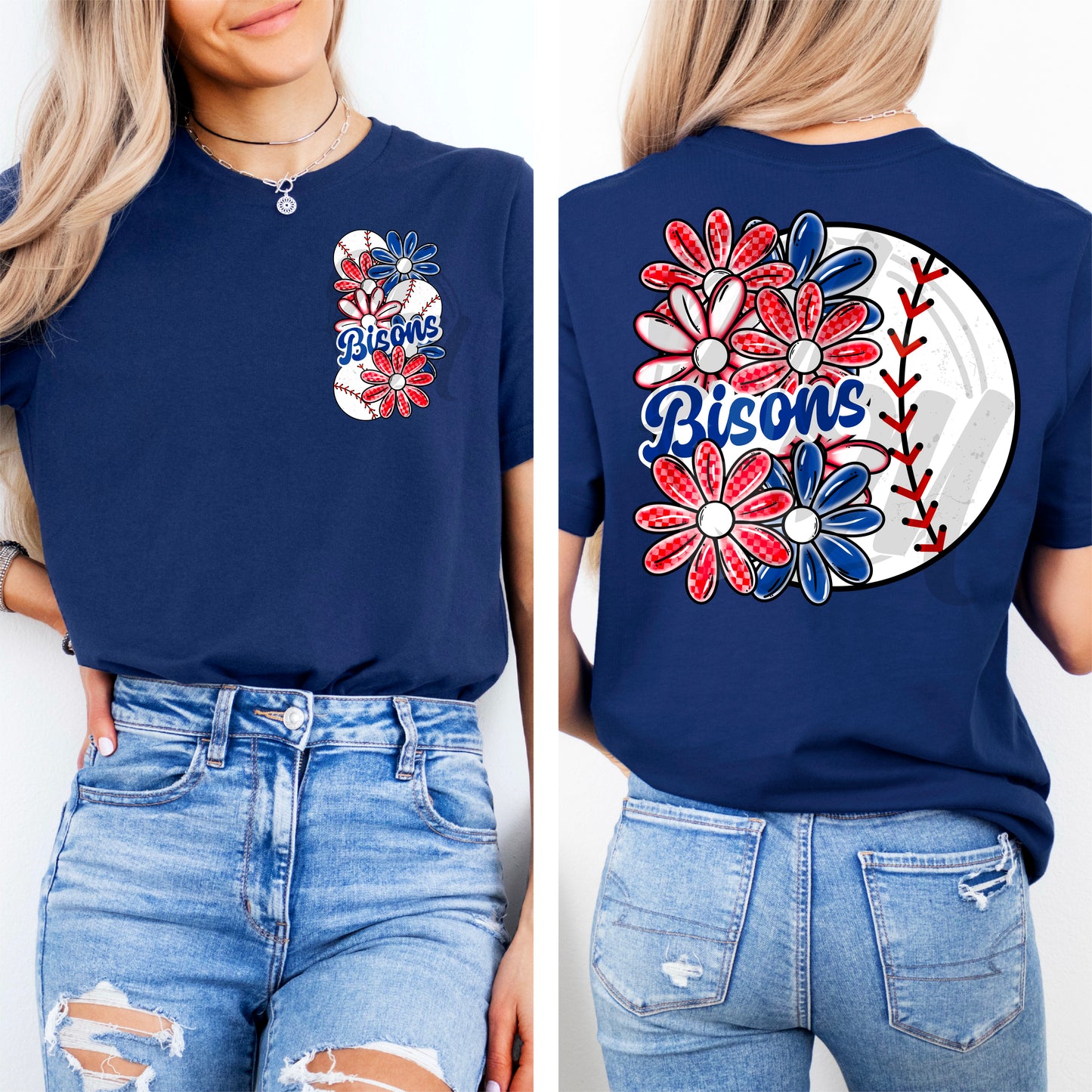 Bison Half Floral | Pocket/Sleeve Included | April 2025