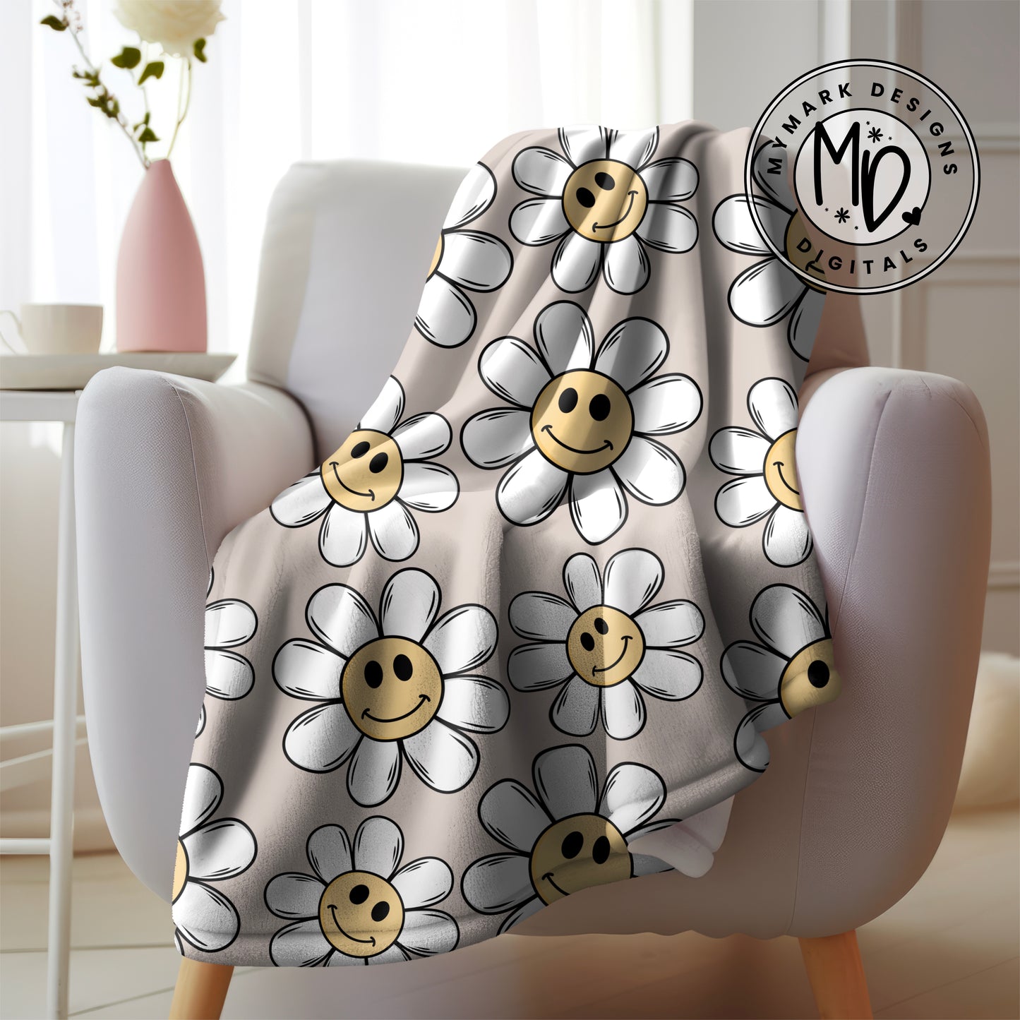 Basic Smile Floral : Seamless Design