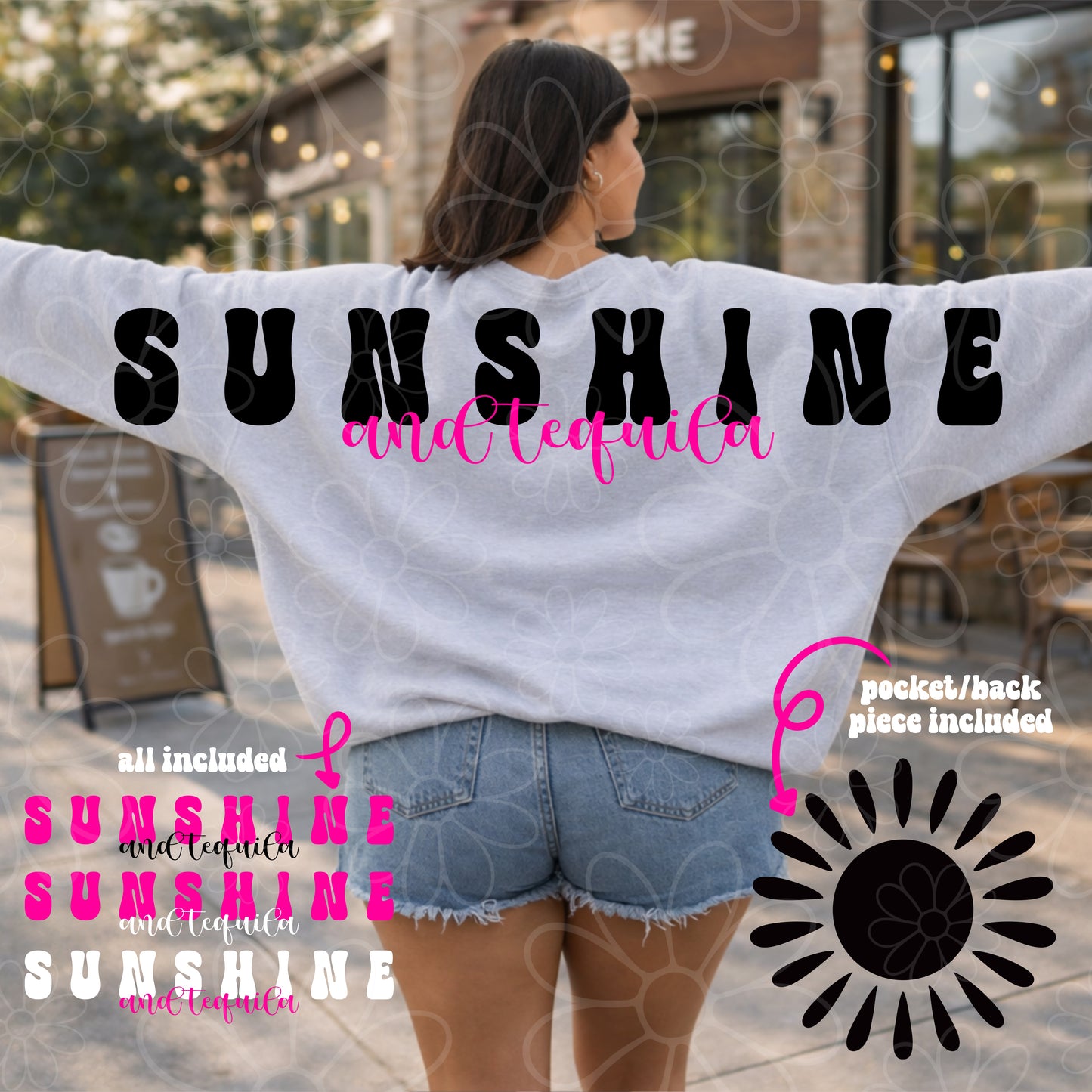 Sunshine & Tequila Wingspan Big Back | PNG | FDD
