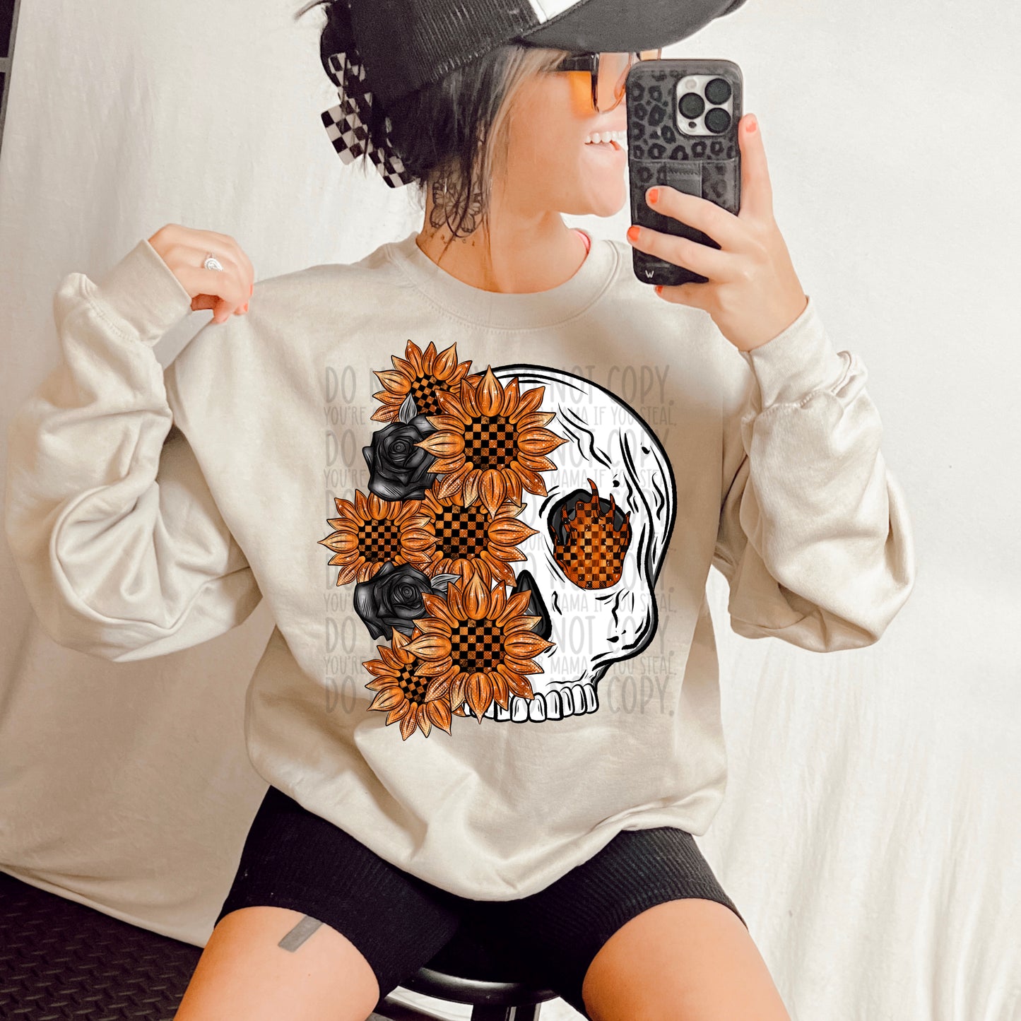 Die With Memories Not Dreams Skull : PNG
