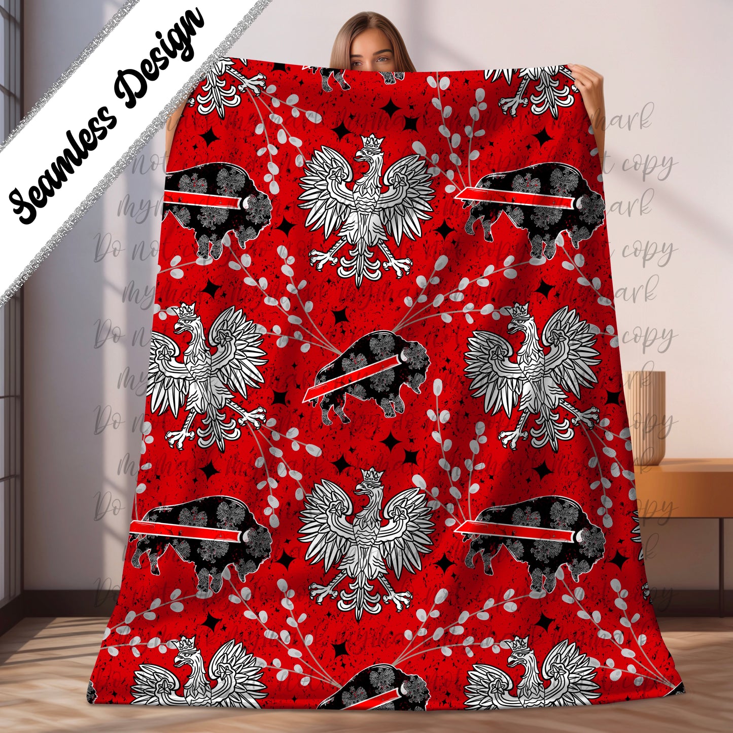 Buffalo Dyngus Day Seamless | March 2025