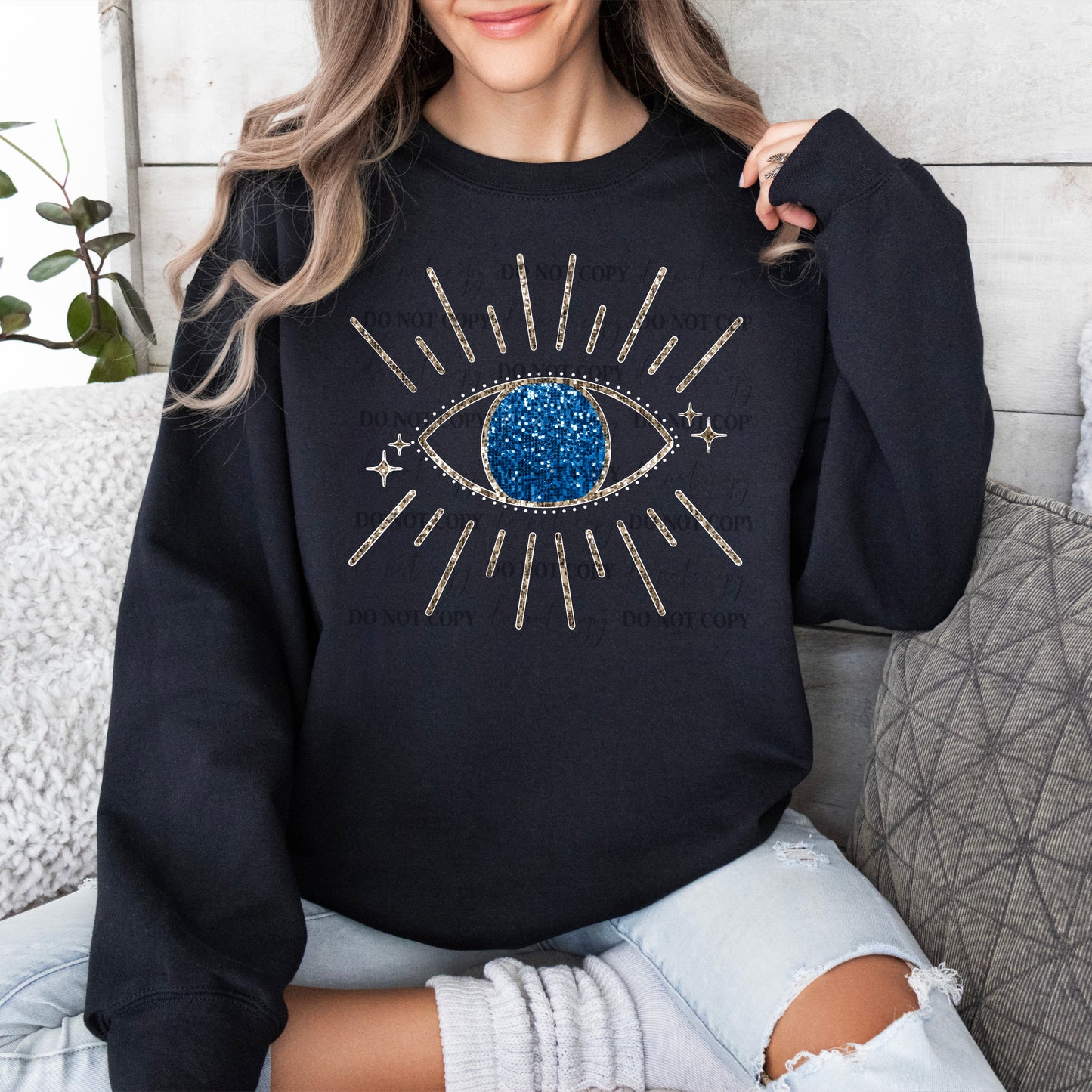 Evil Eye Sequin : PNG