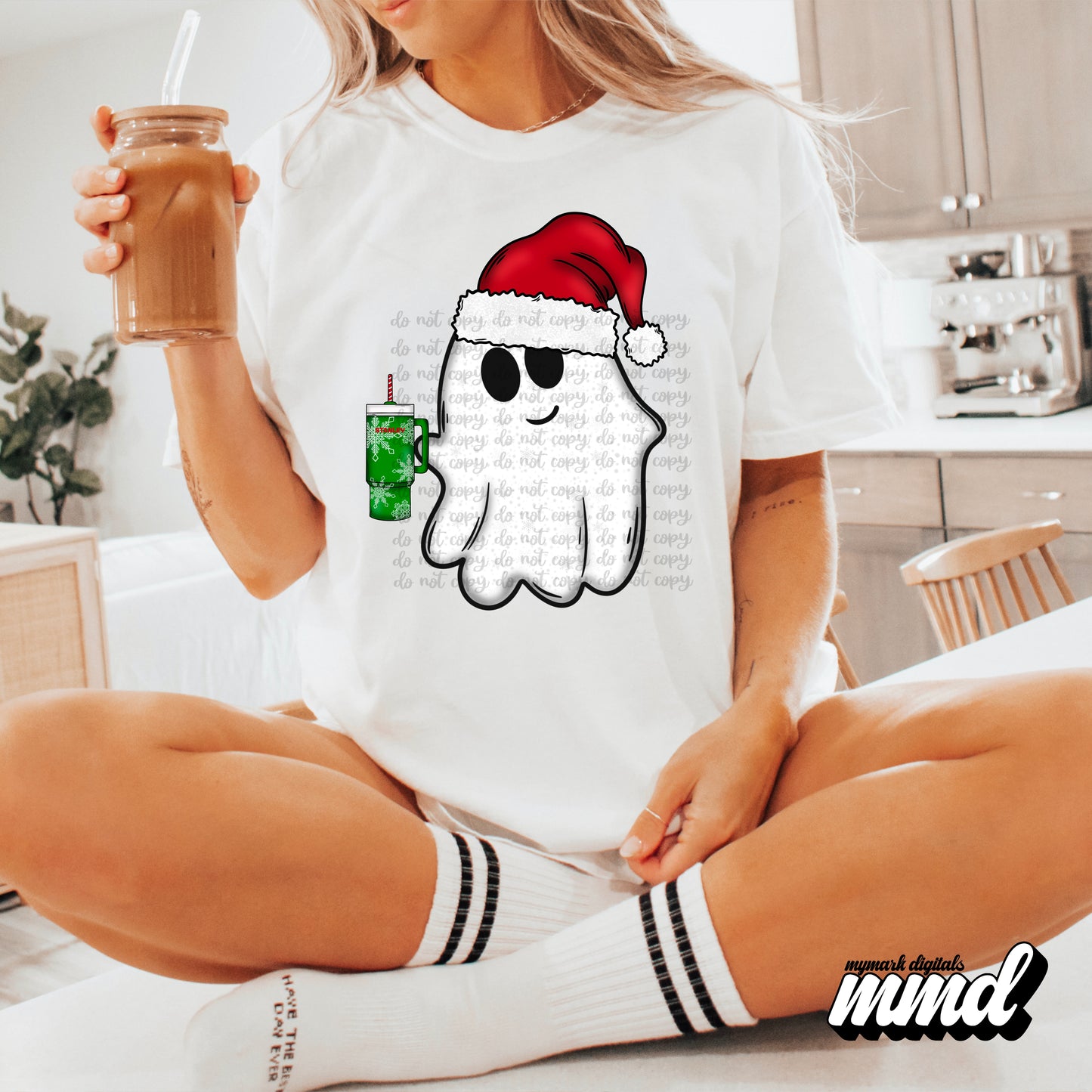 Bougie Christmas Ghostie : PNG : Both Included