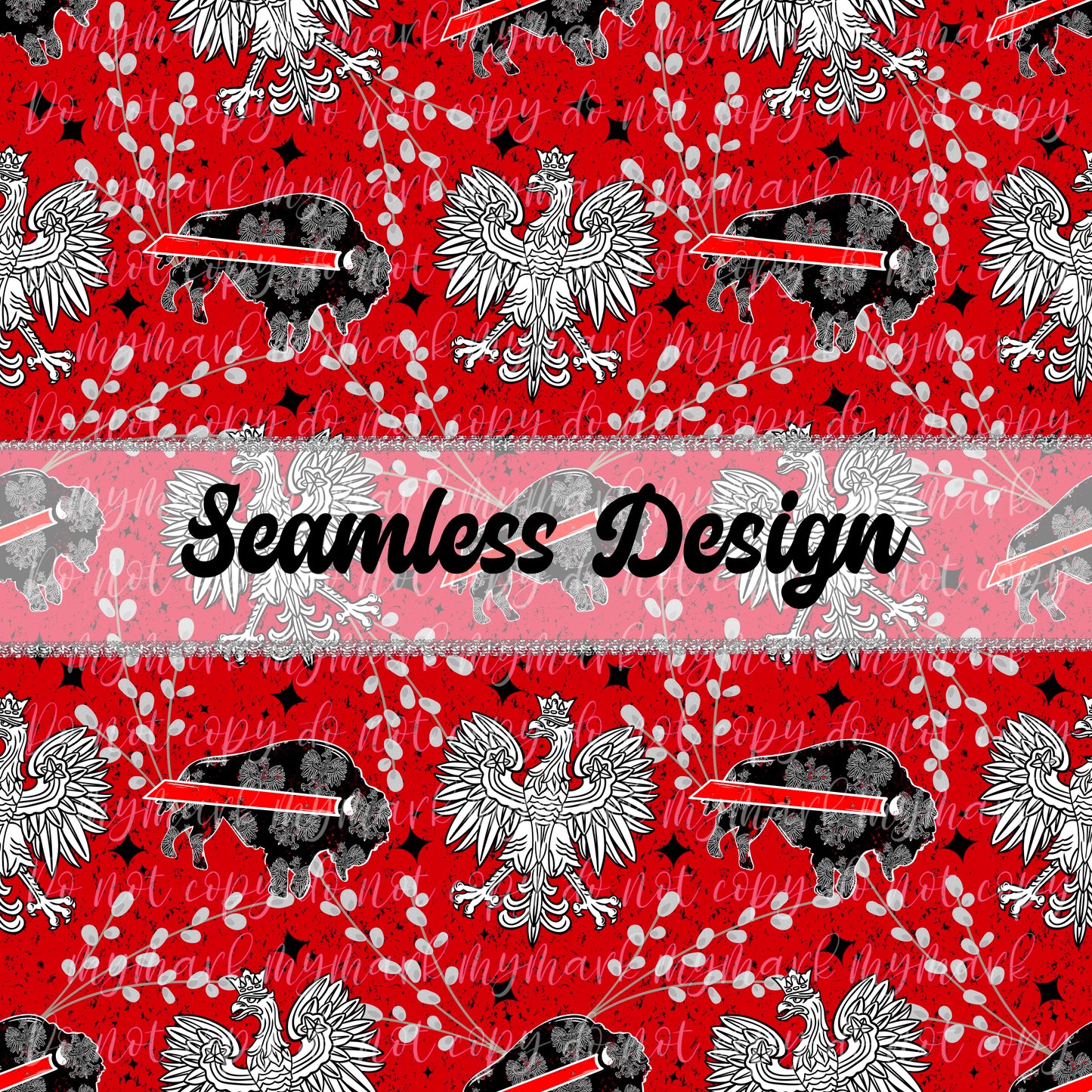 Buffalo Dyngus Day Seamless | March 2025
