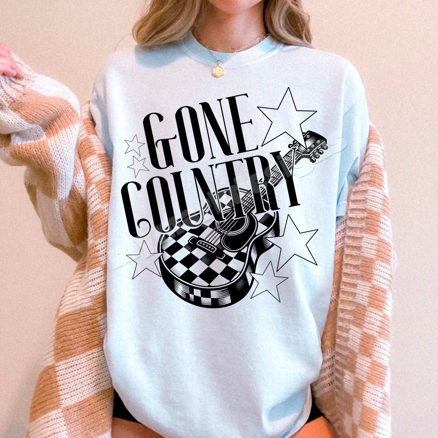 Gone Country | Single Color | PNG | February 2025
