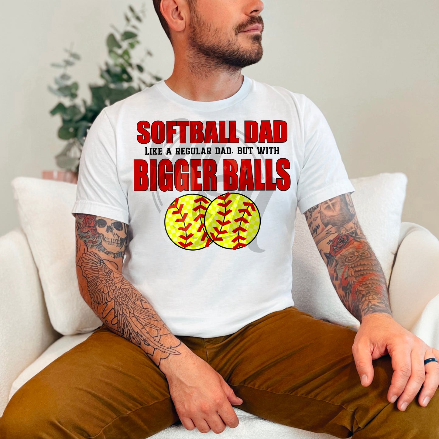 Softball Bigger Balls | Dad | PNG | MARCH 2025