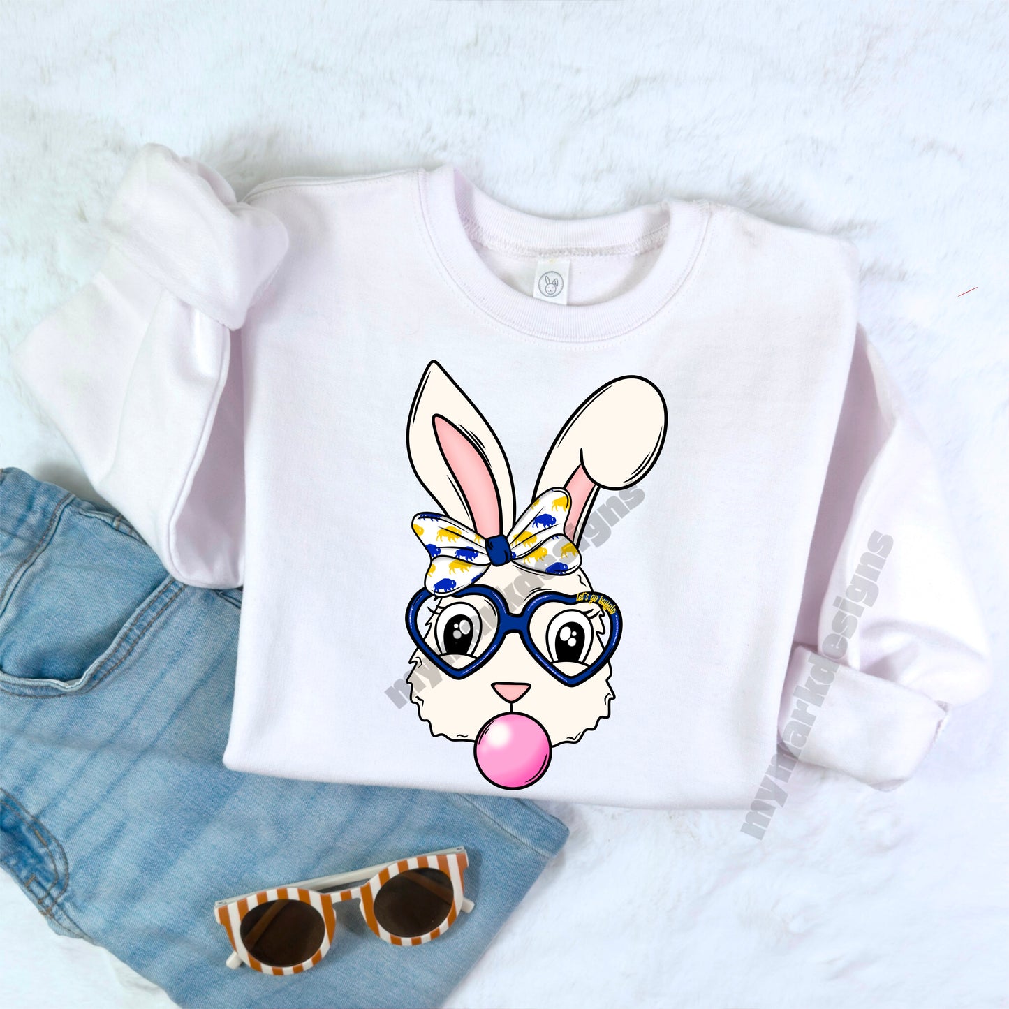 Buffalo Football, Hockey, Lacrosse Bunnies | 3 Designs Included | Easter | March 2025
