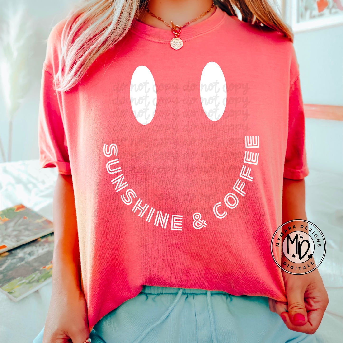 Sunshine & Coffee : 3 Colors Included : PNG