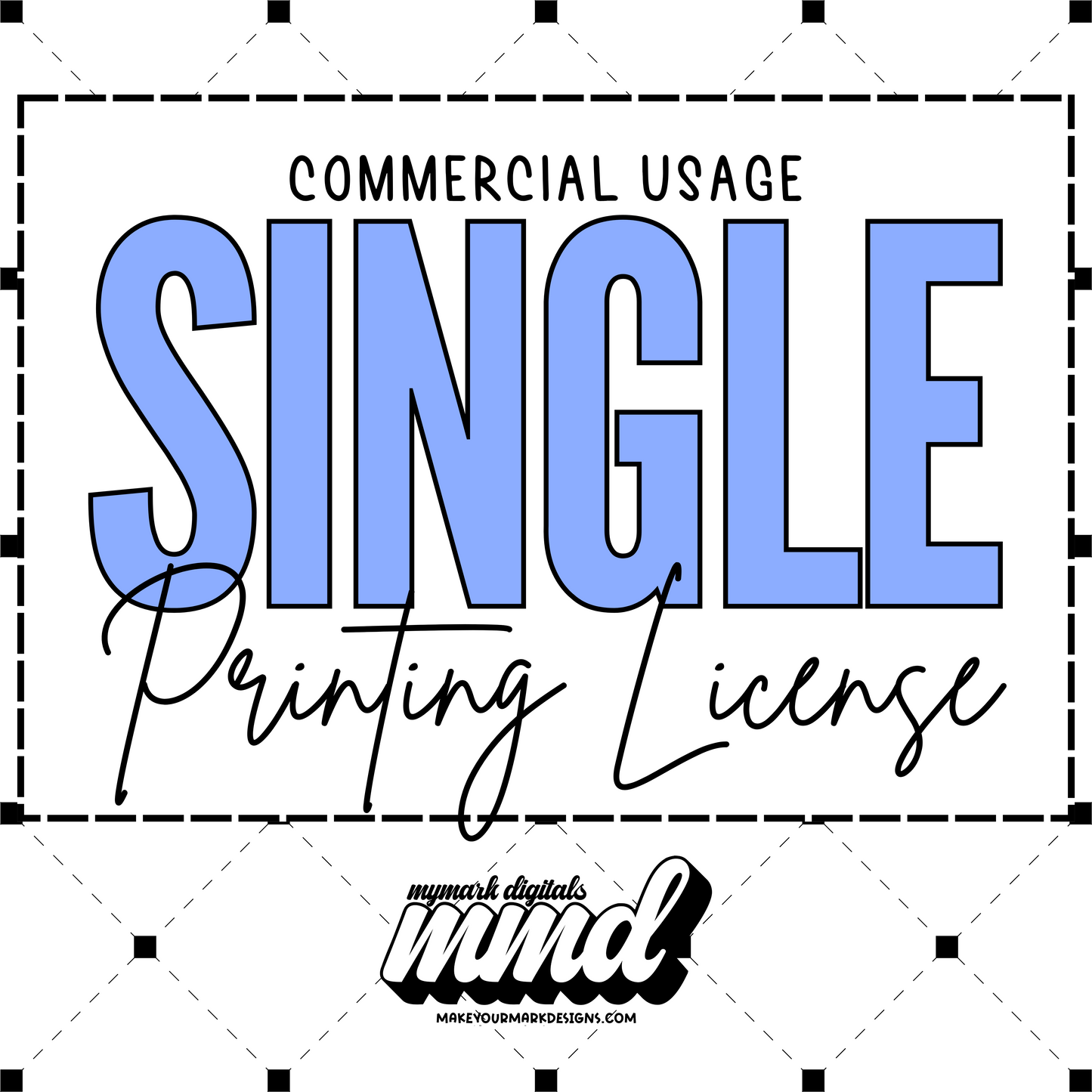SINGLE DESIGN- COMMERCIAL LICENSE