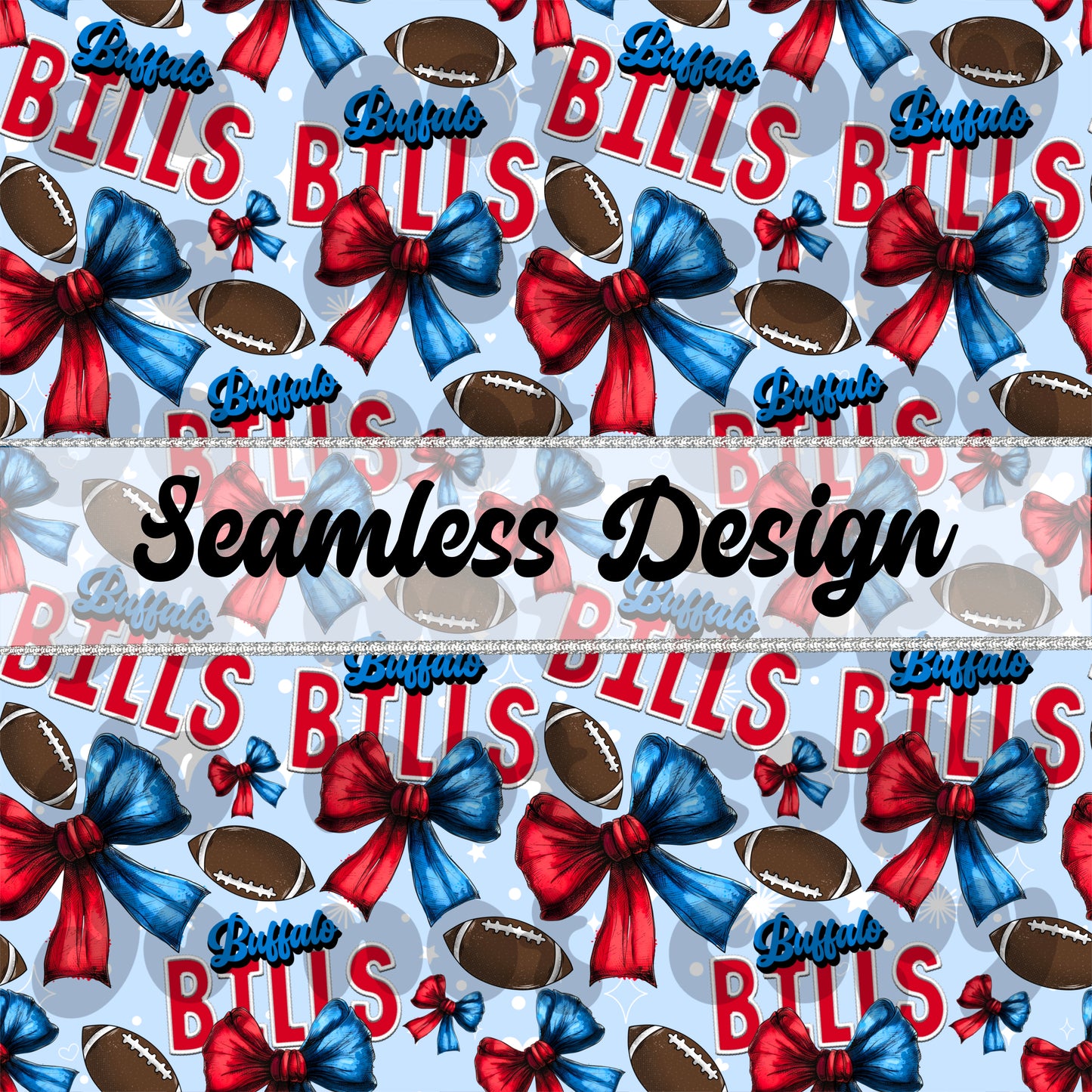 Buffalo Bow : seamless : PNG