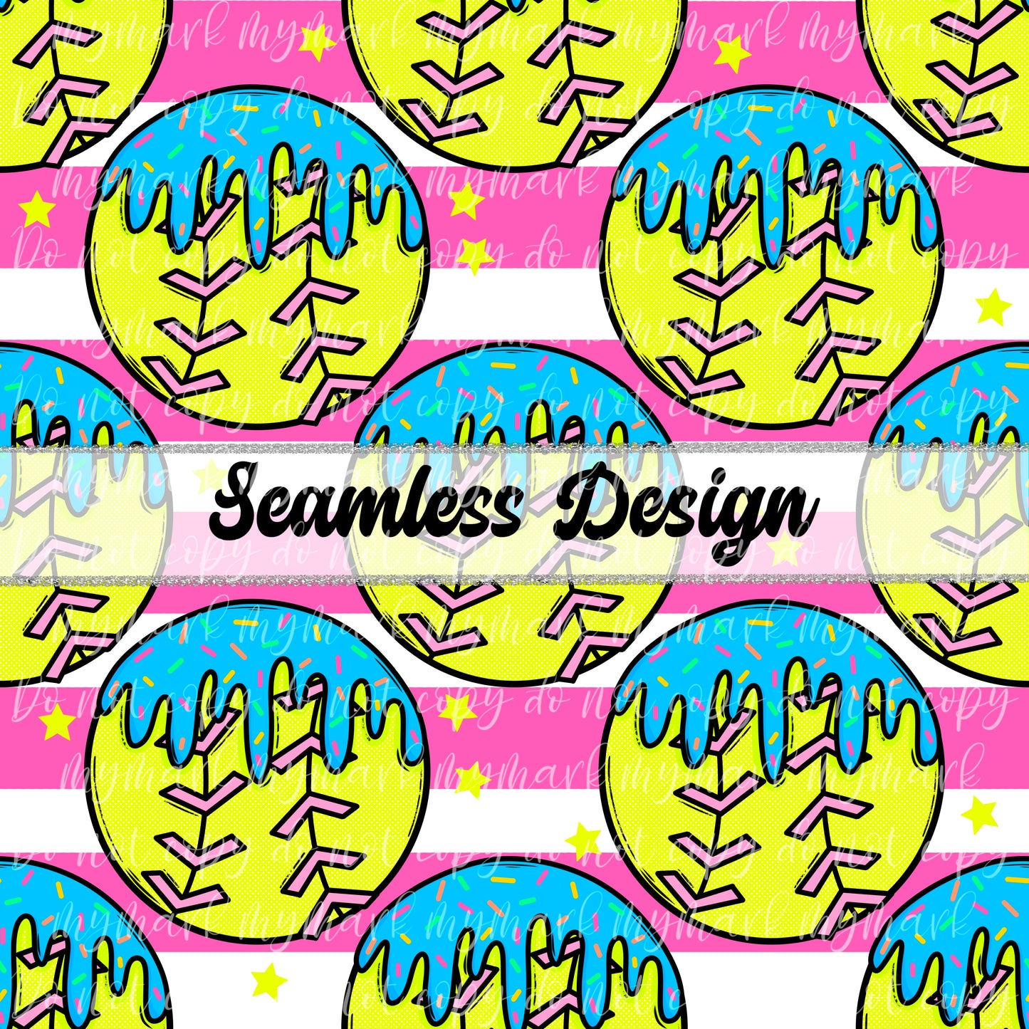 Drip Softball| Seamless Design | May 2025