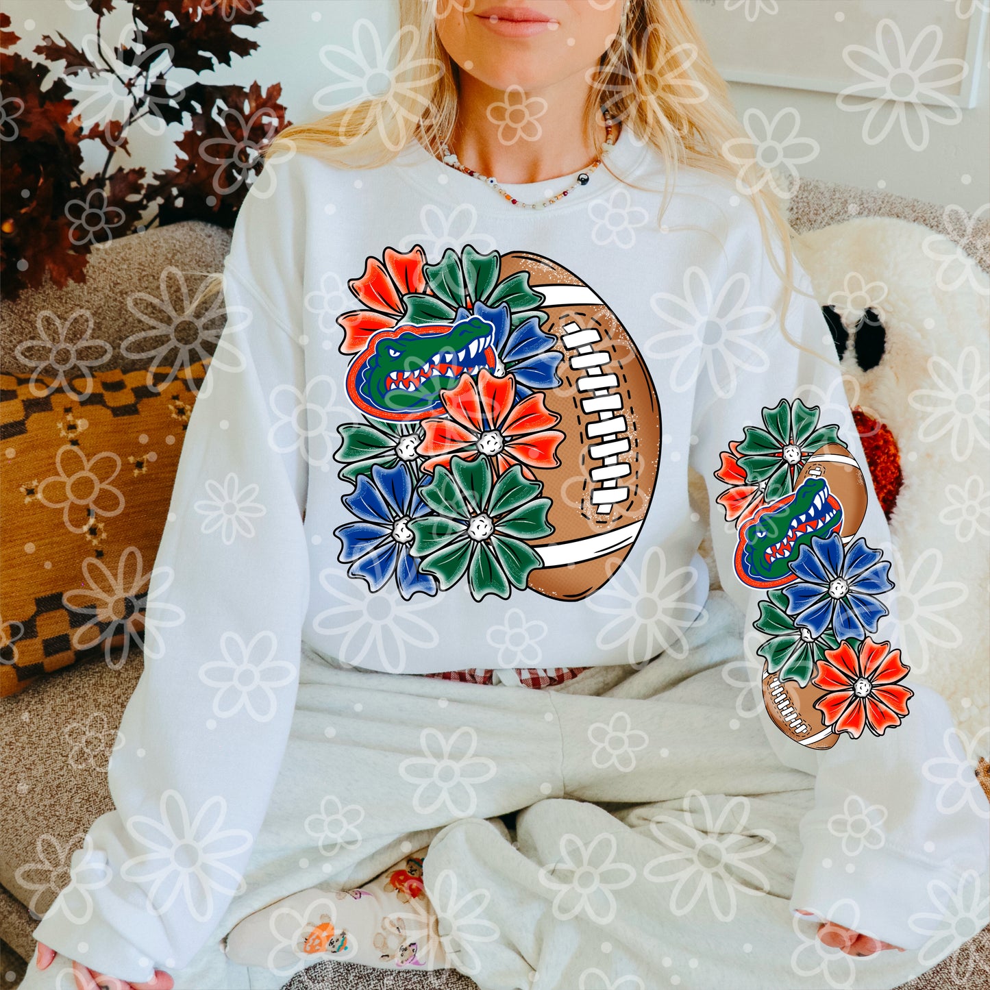Glitter Half Floral Football Sleeve Combo | Aug / Sept 2025