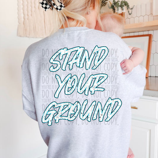 STAND YOUR GROUND : ALL 5 NEONS COLORS INCLUDED : PNGA