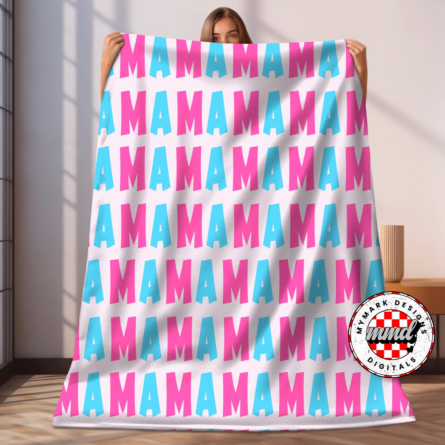 MAMA : Of Both : Seamless Pattern : PNG