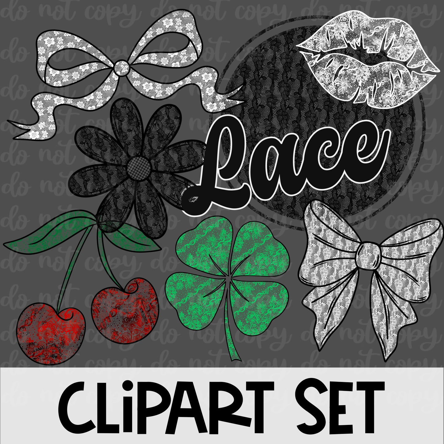 LACE CLIPART | February Clipart 25
