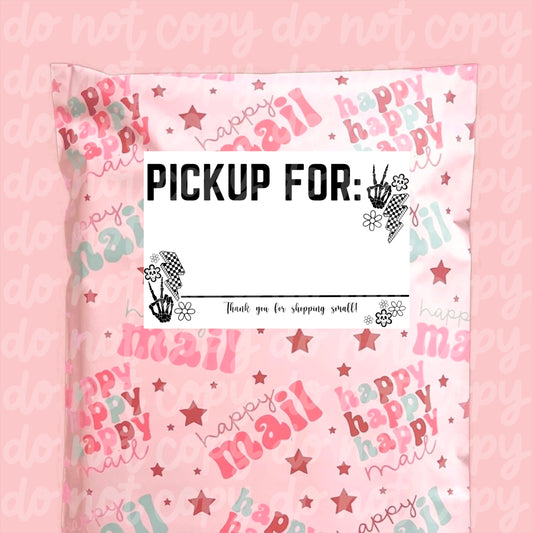 Pickup Edgy : Thermal Label Design: 4x6 : PNG