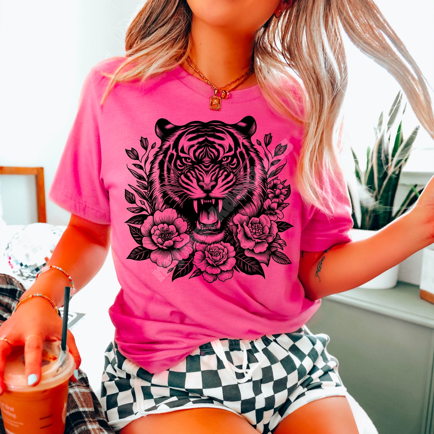 Tiger Floral | Single Color | PNG | February 2025