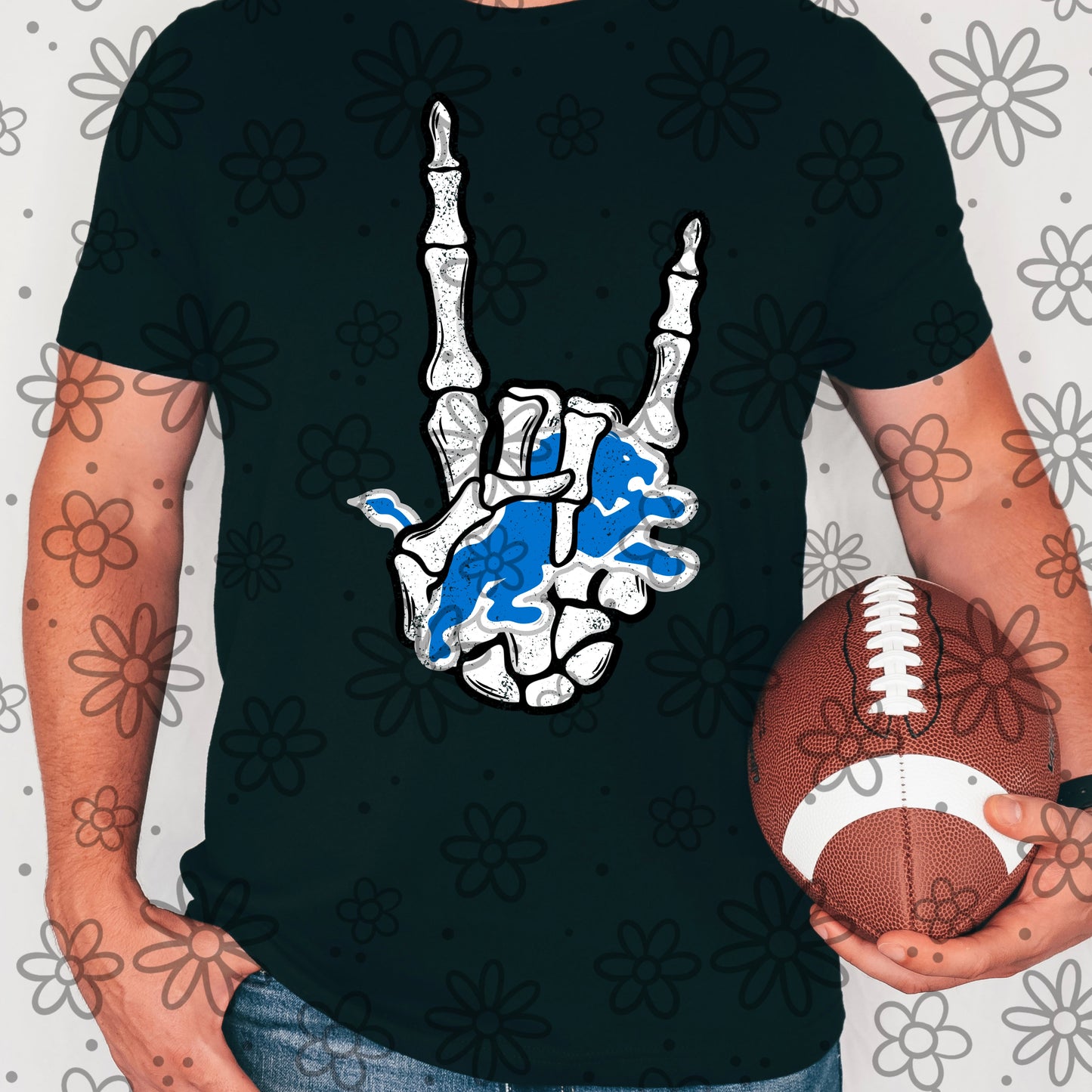Football Skellie Hands | PNG |