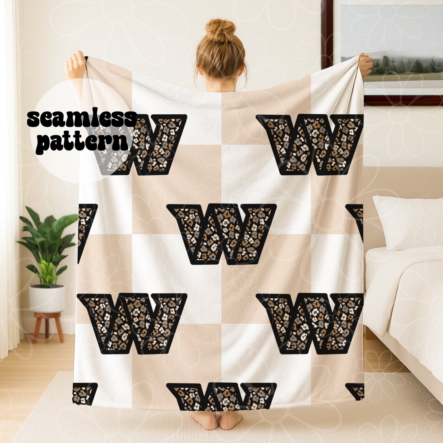 *MULTIPLE TEAMS/SINGLES/BUNDLE* Football Cheetah Checker Seamless | July 2026