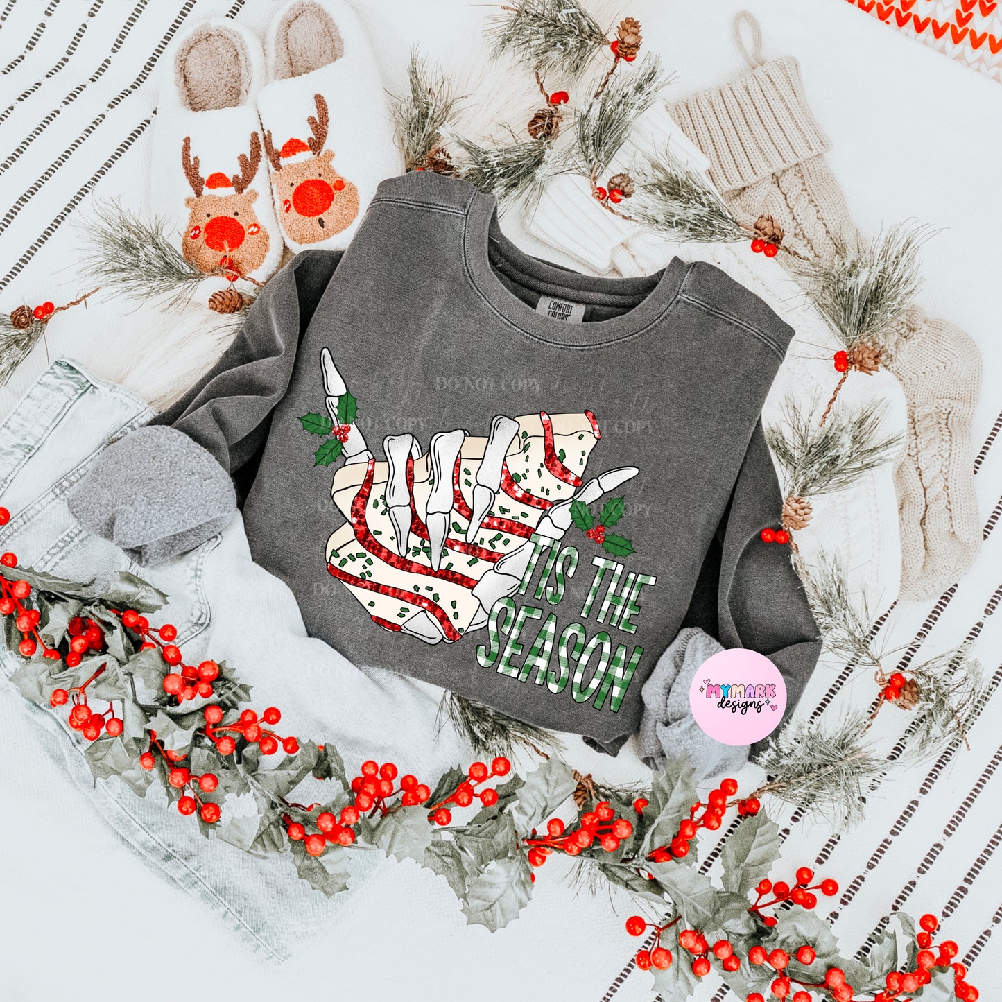 Tis the Season : Tree Cake Skellie : PNG