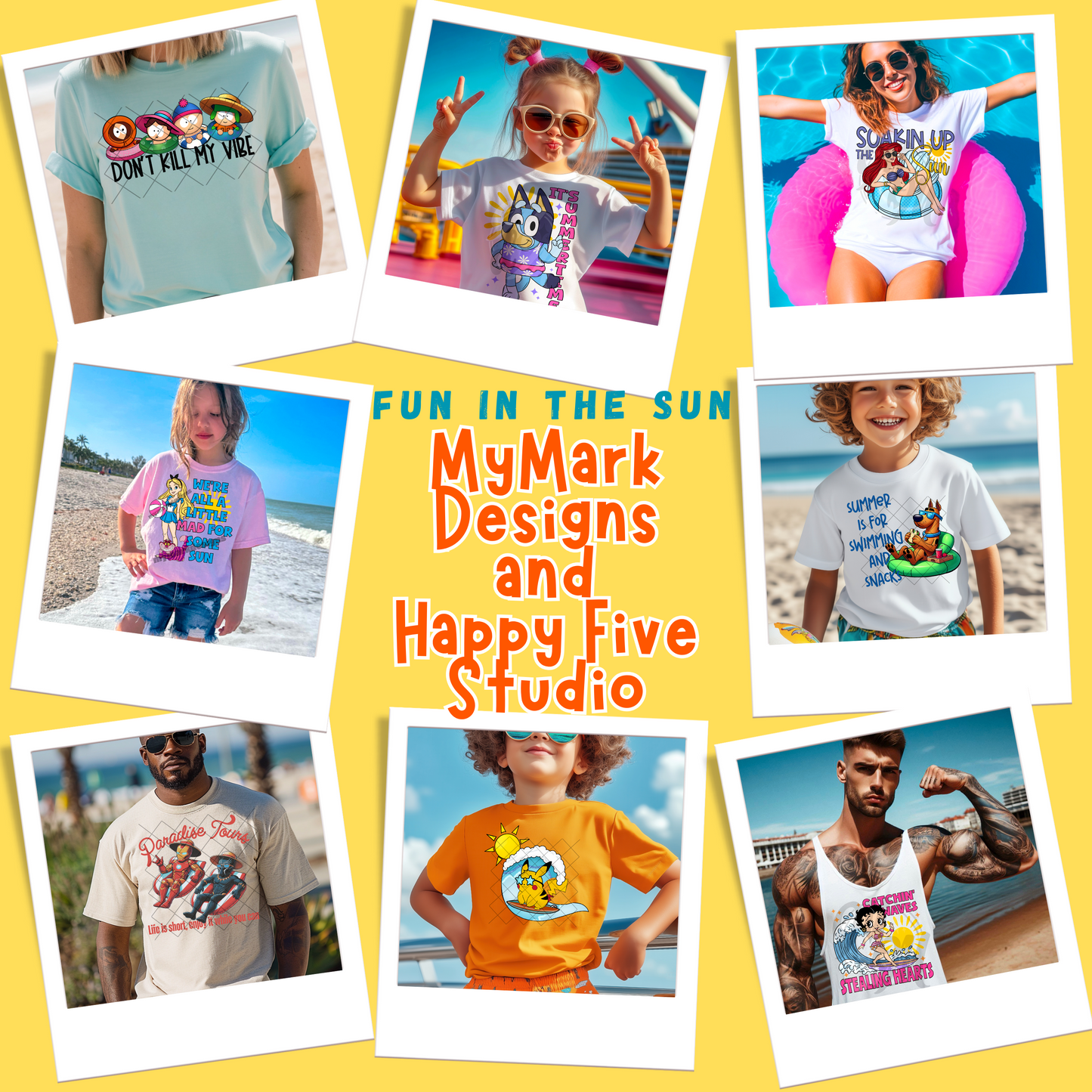 Fun in the Sun Collab | Happy Five Designs x MYMARK