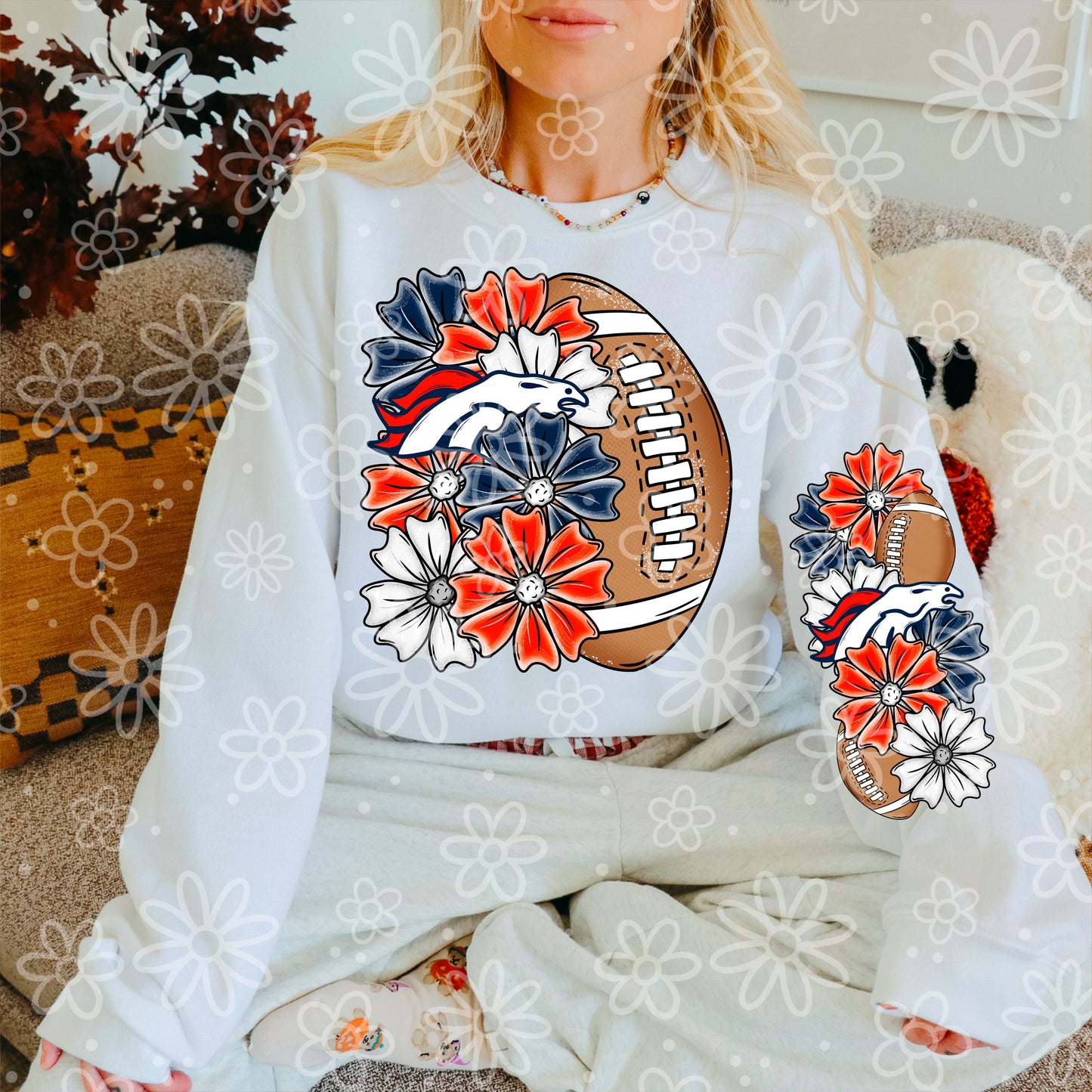 Glitter Half Floral Football Sleeve Combo | Aug / Sept 2025
