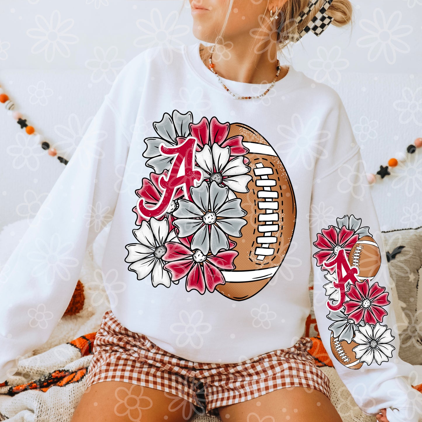 Glitter Half Floral Football Sleeve Combo | Aug / Sept 2025