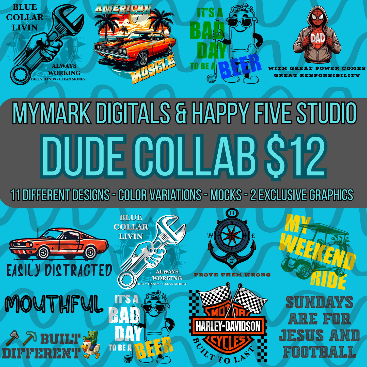 DUDE Collab | Happy Five Studio x MYMARK