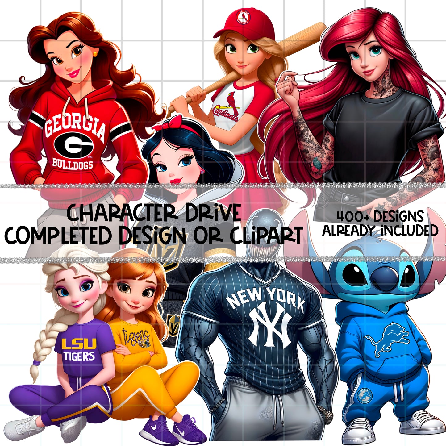 Character Drive | Clipart or Completed Use