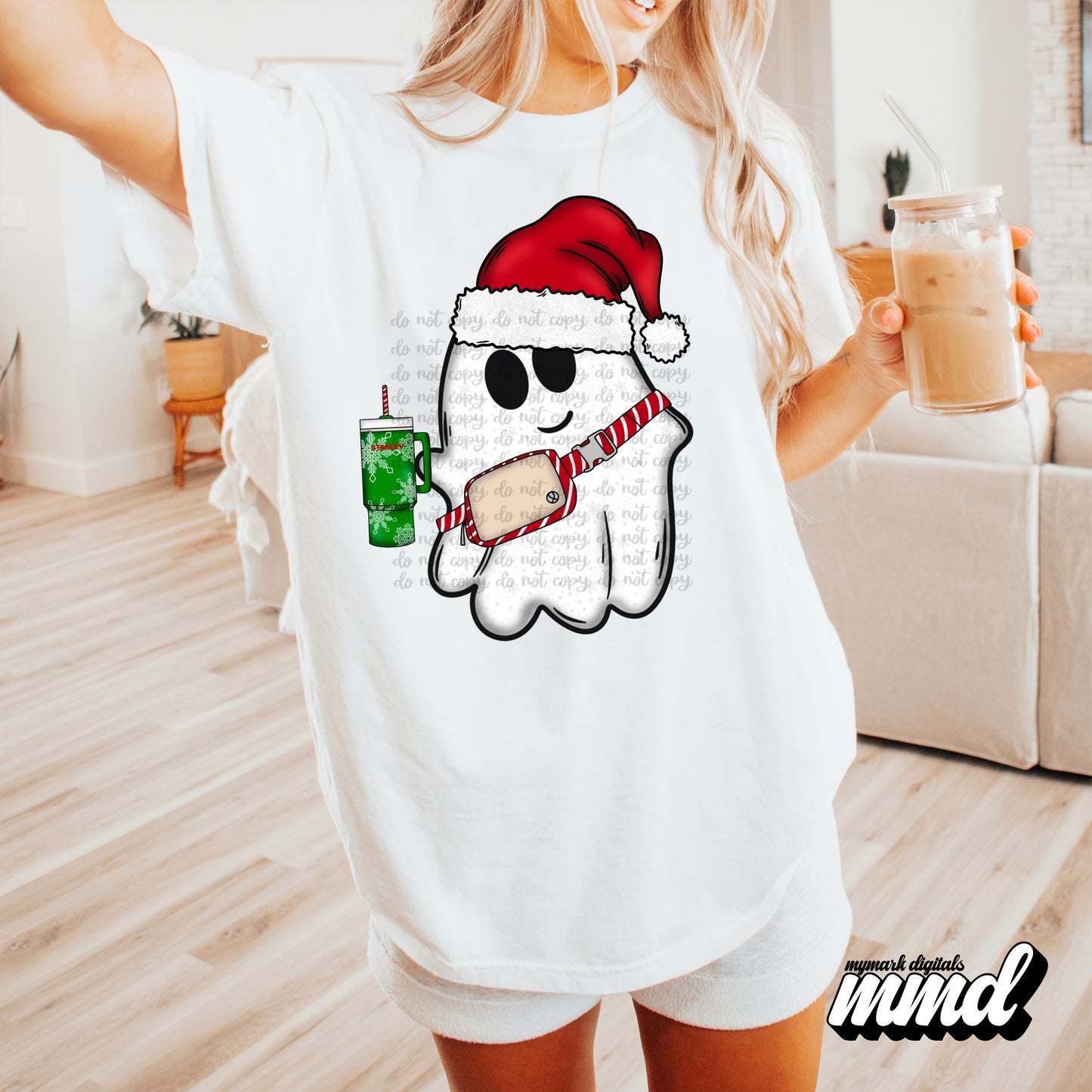 Bougie Christmas Ghostie : PNG : Both Included