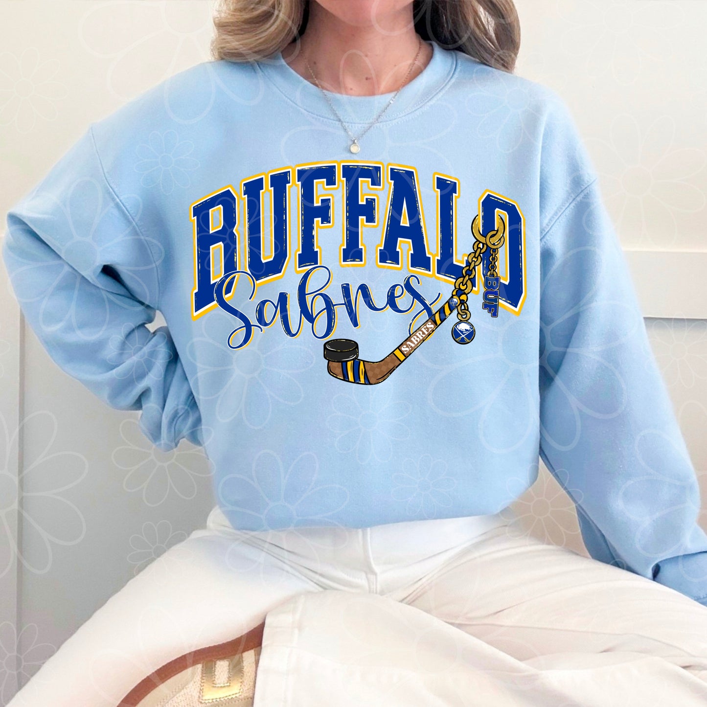 Keychain Charm Buffalo Hockey | PNG |