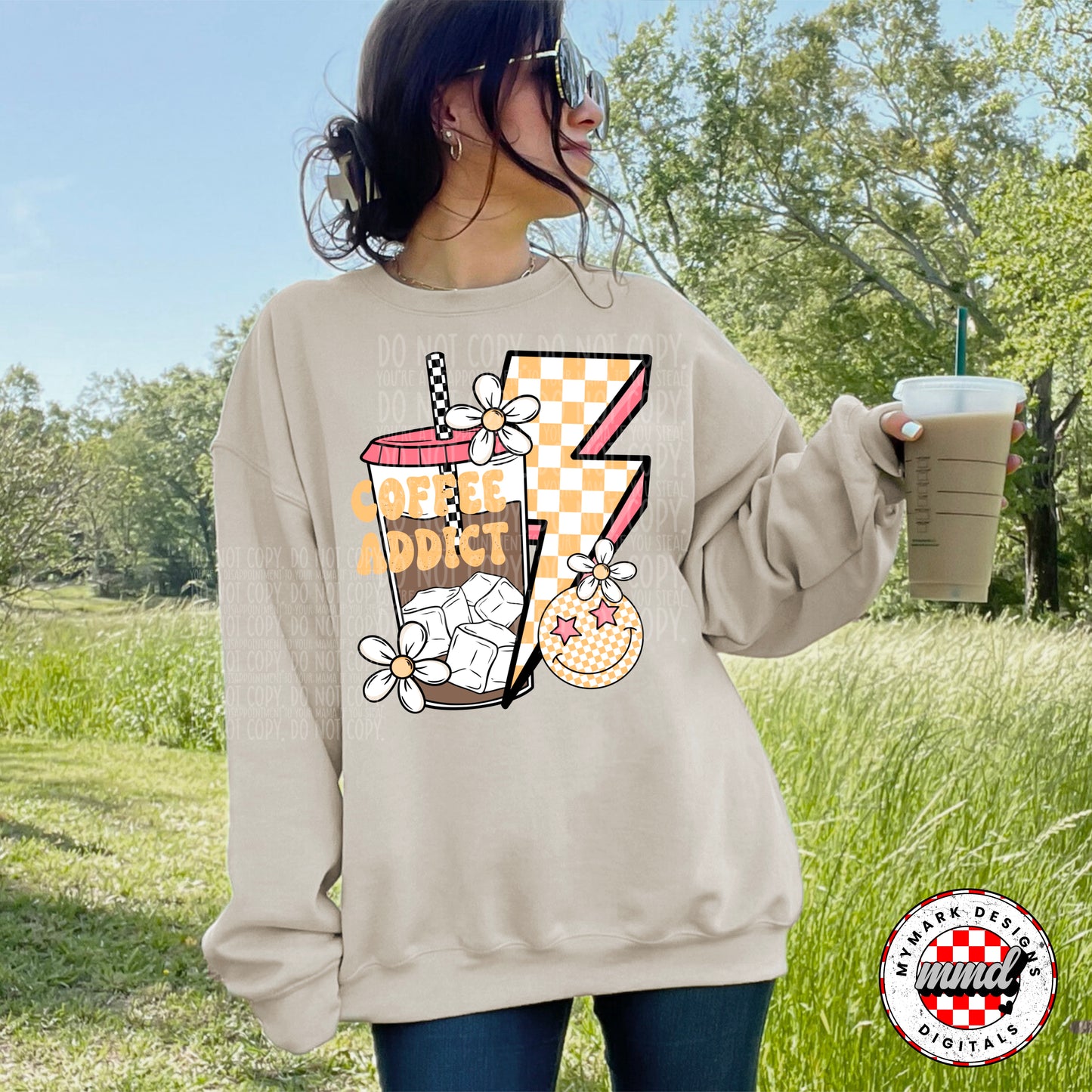 Coffee Addict Orange : PNG