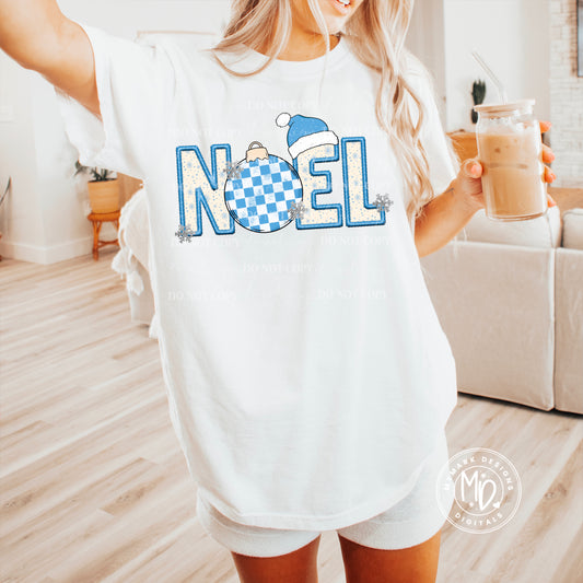 Noel : FAUX Embroidery : PNG