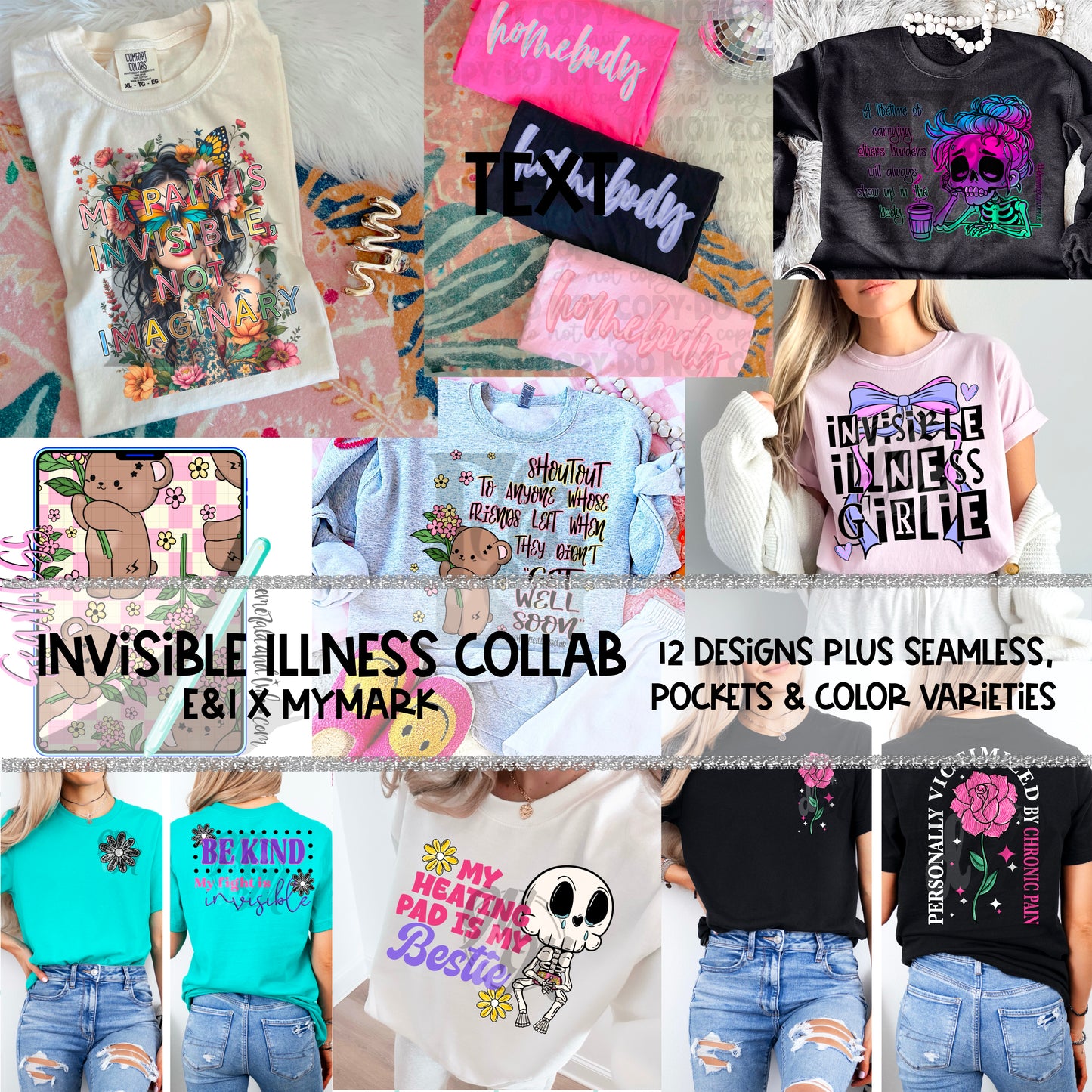 Invisible Illness Collab ft. Emerald & Ink x MYMARK Digitals