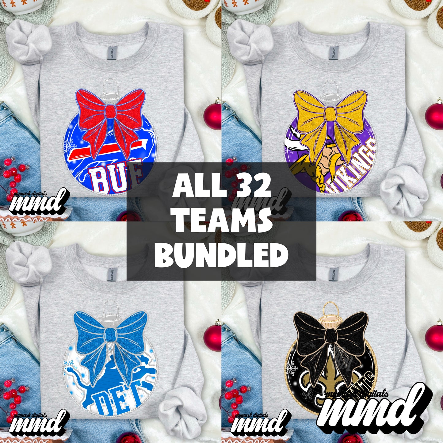 Ornament Team Bundle : PNG