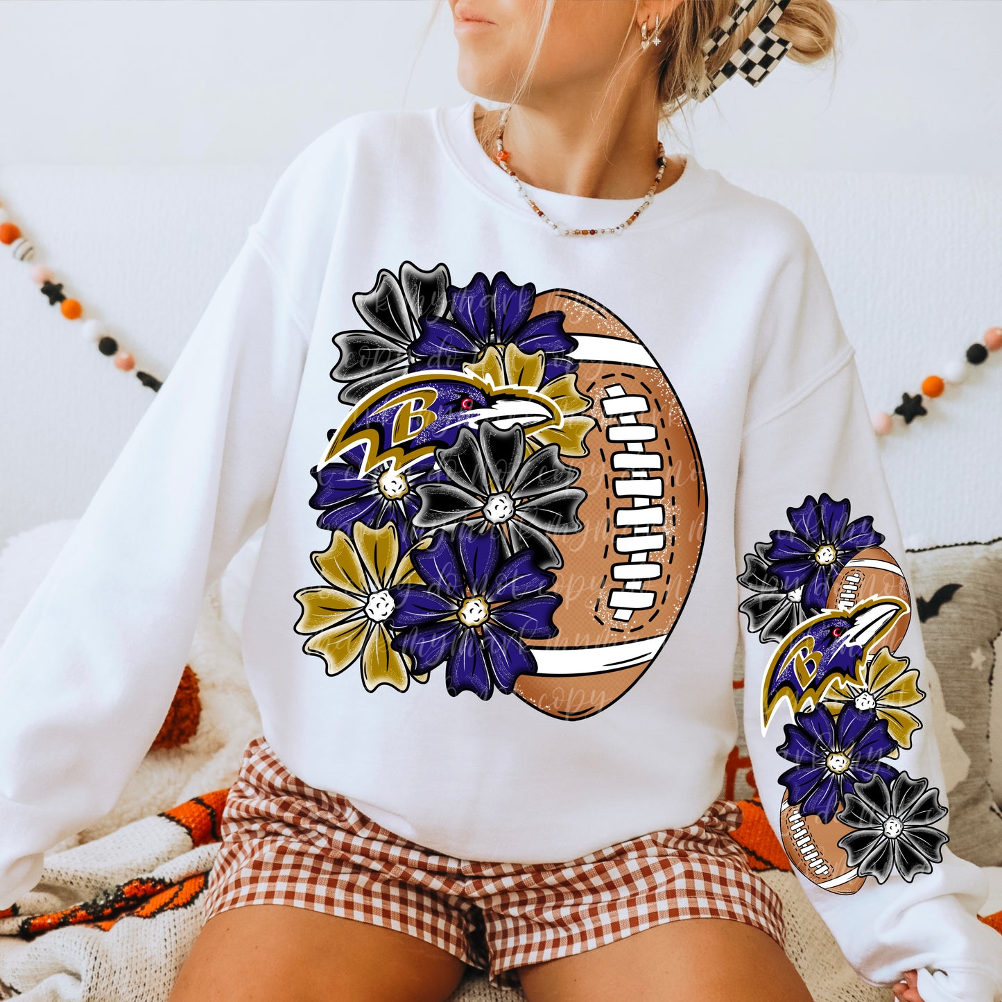 Glitter Half Floral Football Sleeve Combo | Aug / Sept 2025