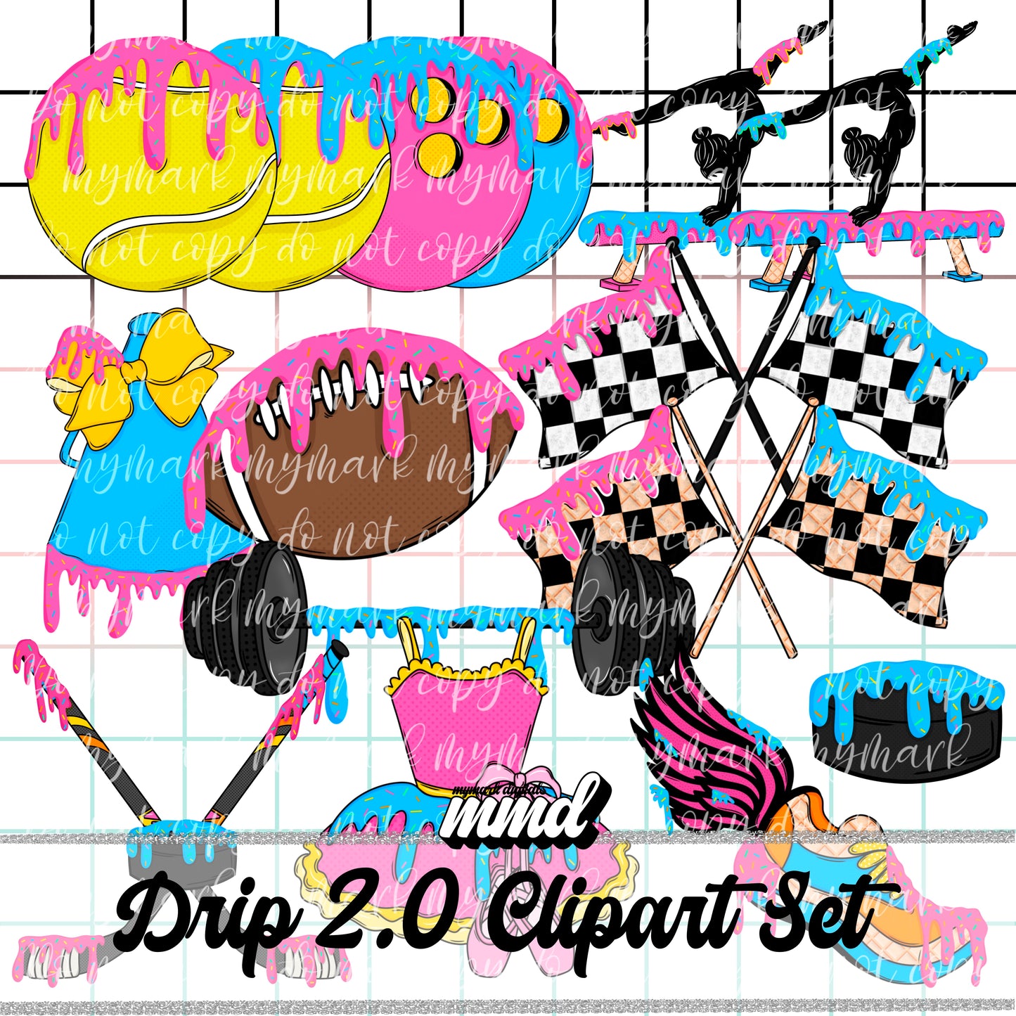 DRIP 2.0 CLIPART | March Clipart 25