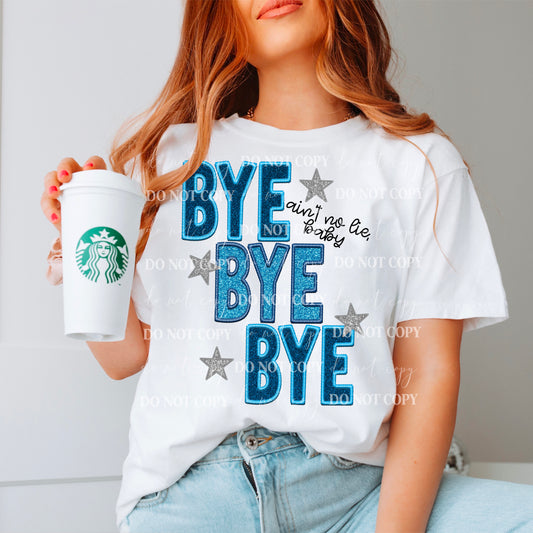 BYE | Faux Embroidery : PNG