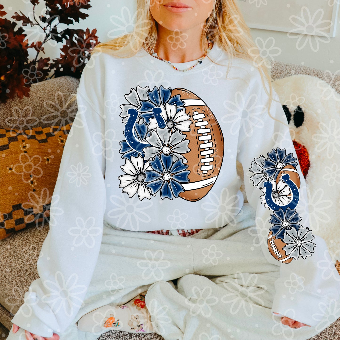 Glitter Half Floral Football Sleeve Combo | Aug / Sept 2025