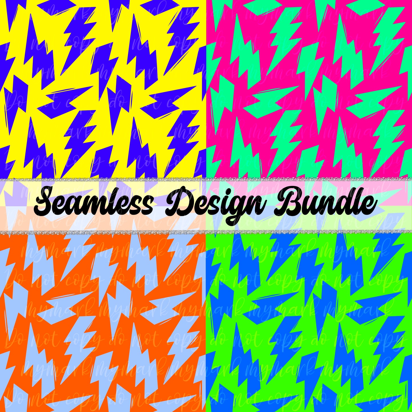 Swim Safe Bolt Bundle | 4 Color Ways | Seamless Design | March 2025