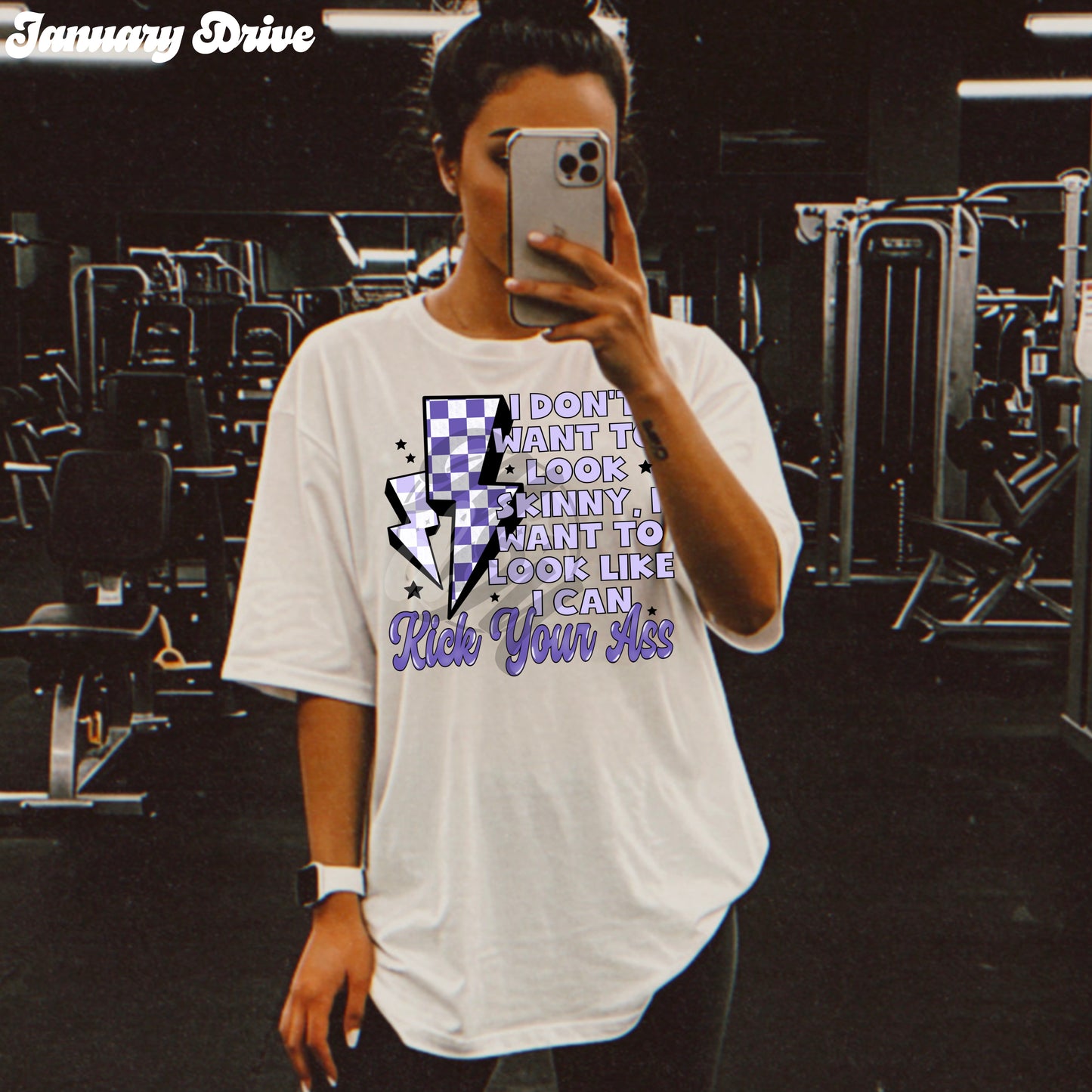 Kick Your Ass | Pocket included | Gym | PNG | Jan 2025