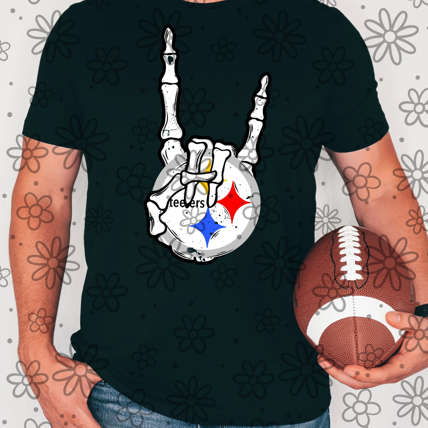 Football Skellie Hands | PNG |