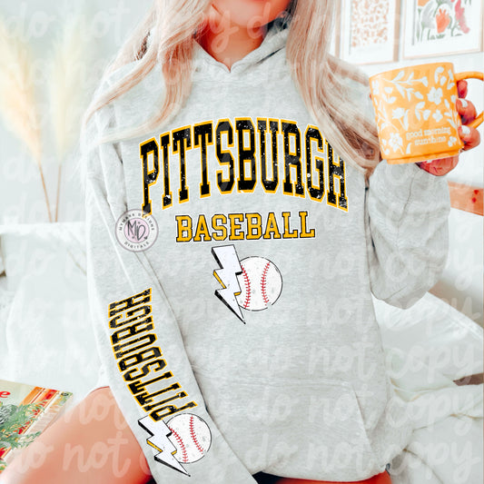 Pittsburgh Baseball : Sleeve Combo : PNG