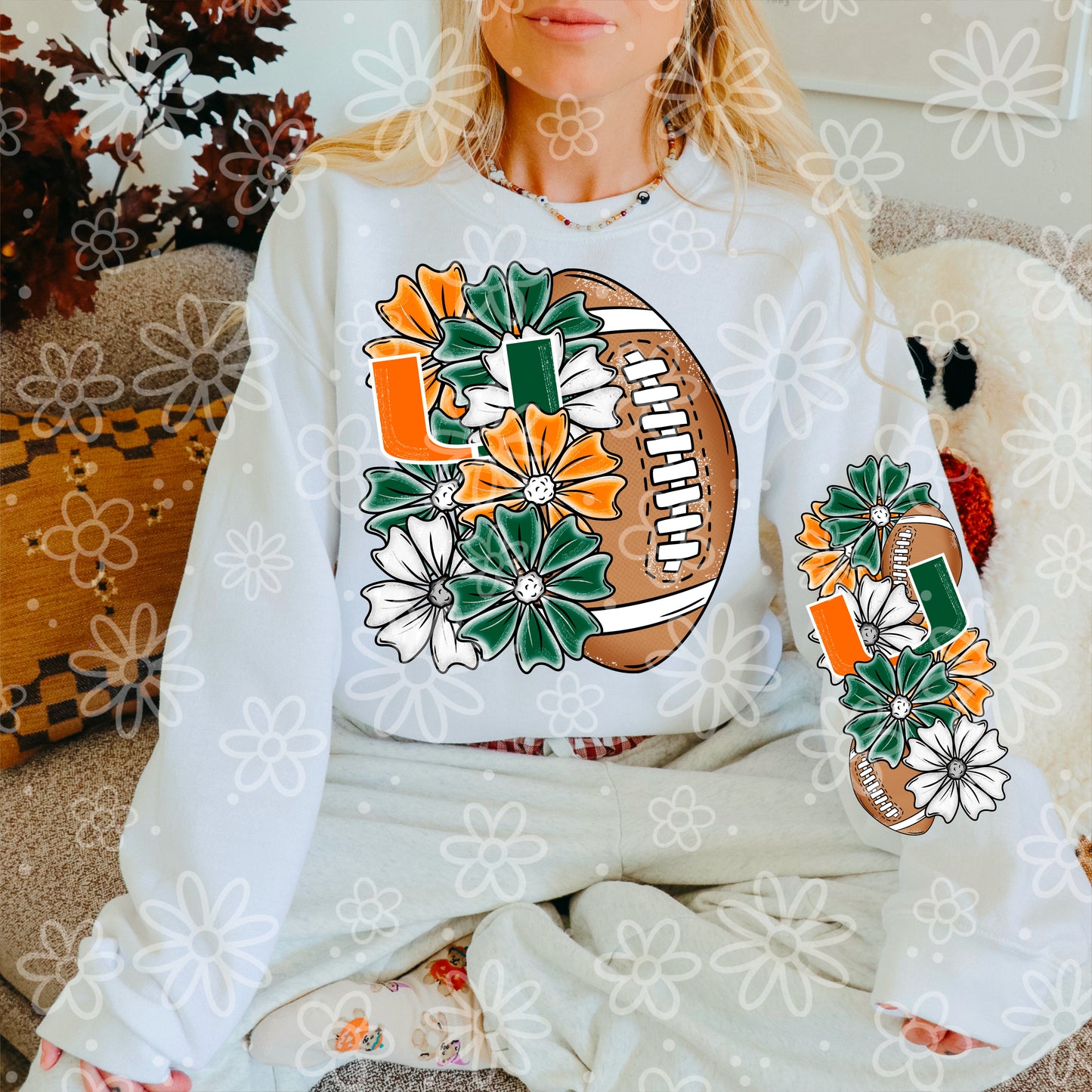 Glitter Half Floral Football Sleeve Combo | Aug / Sept 2025